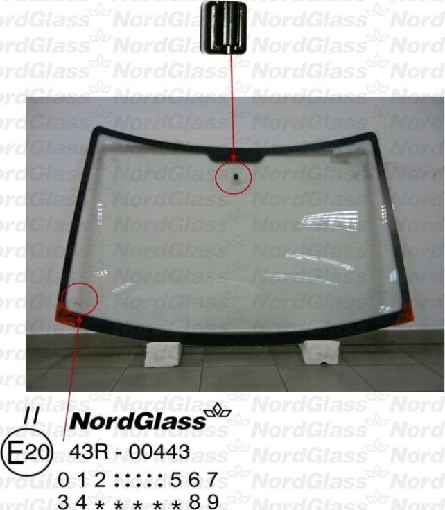 NordGlass 4042515 - Ветровое стекло avtokuzovplus.com.ua