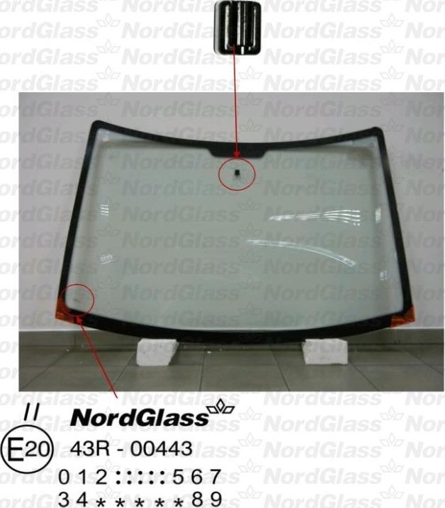 NordGlass 4044787 - Вітрове скло autocars.com.ua