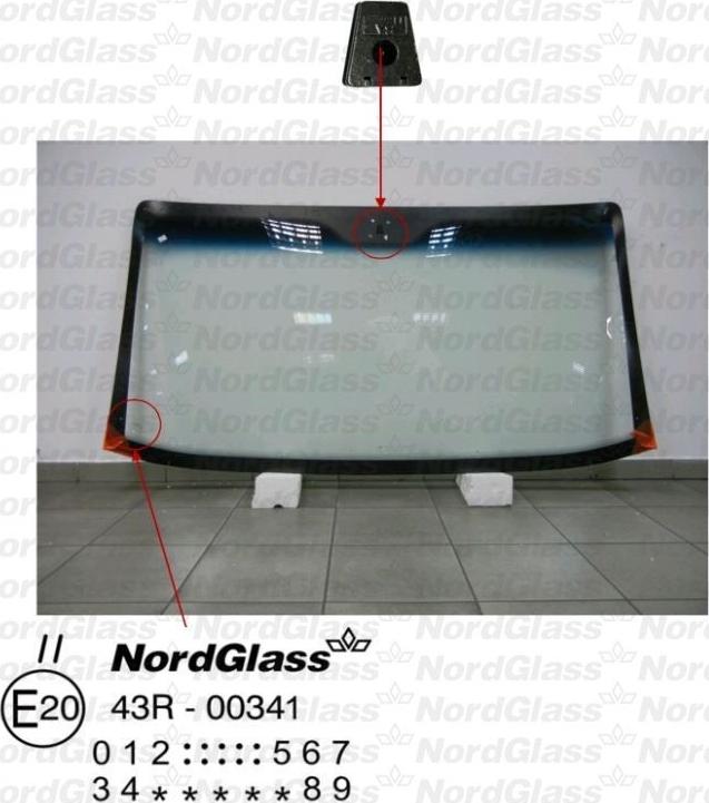 NordGlass 4042519 - Ветровое стекло avtokuzovplus.com.ua