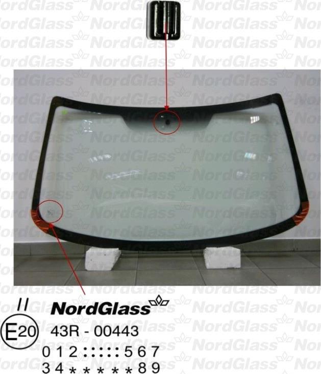 NordGlass 4044678 - Ветровое стекло avtokuzovplus.com.ua