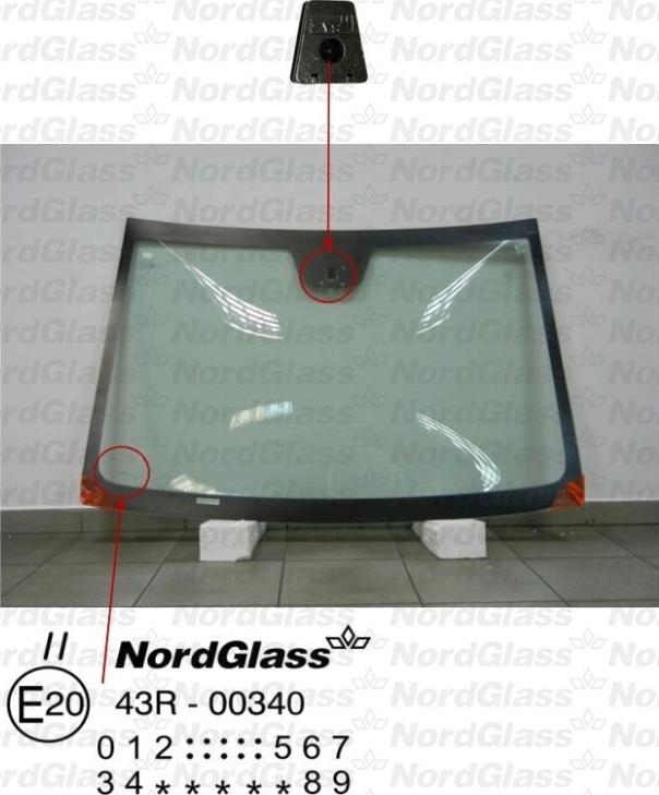 NordGlass 4042437 - Вітрове скло autocars.com.ua