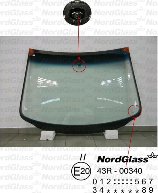 NordGlass 4042441 - Вітрове скло autocars.com.ua