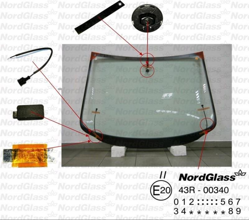 NordGlass 4042444 - Ветровое стекло avtokuzovplus.com.ua