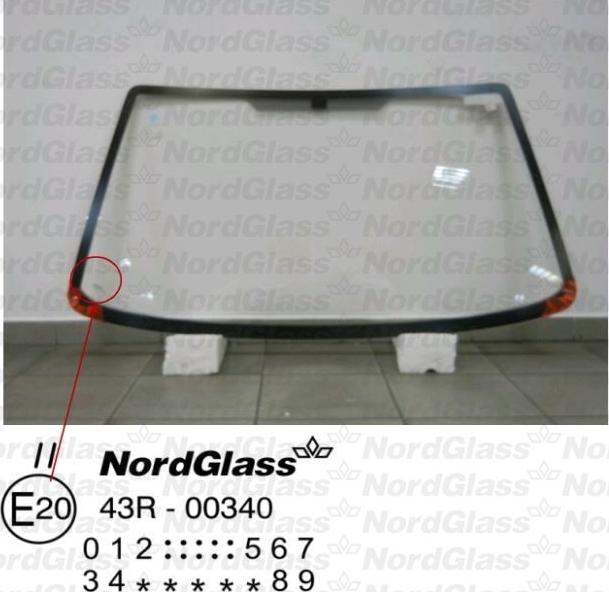 NordGlass 4042450 - Вітрове скло autocars.com.ua