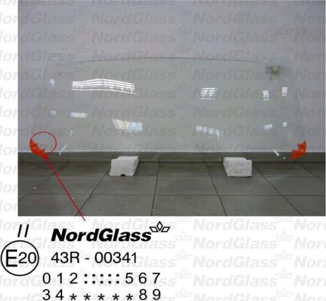 NordGlass 4042455 - Вітрове скло autocars.com.ua