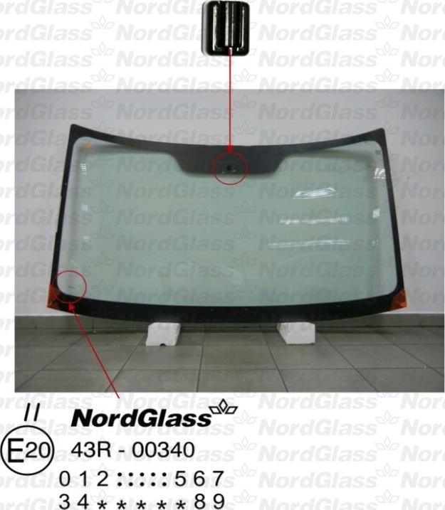 NordGlass 4043740 - Ветровое стекло avtokuzovplus.com.ua