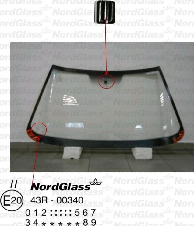 NordGlass 4042473 - Вітрове скло autocars.com.ua