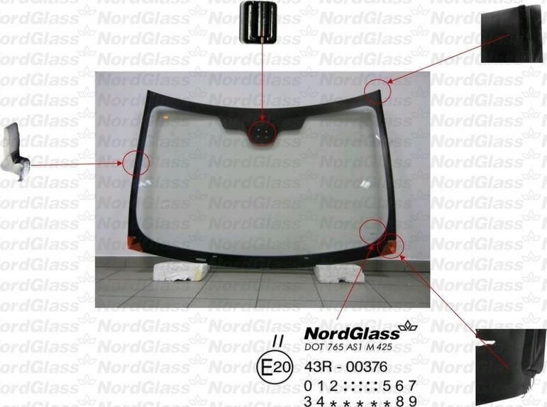 NordGlass 4042532 - Ветровое стекло avtokuzovplus.com.ua