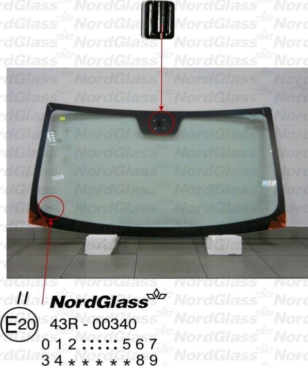 NordGlass 4043631 - Ветровое стекло avtokuzovplus.com.ua