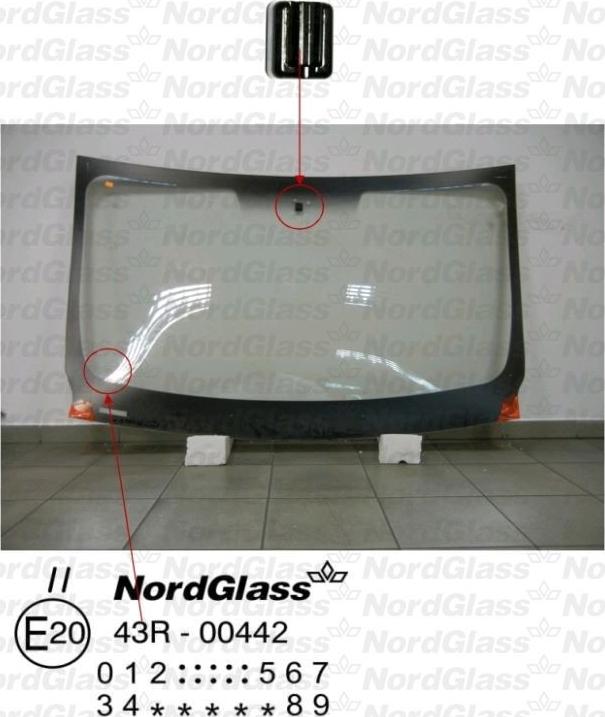 NordGlass 4042488 - Ветровое стекло avtokuzovplus.com.ua