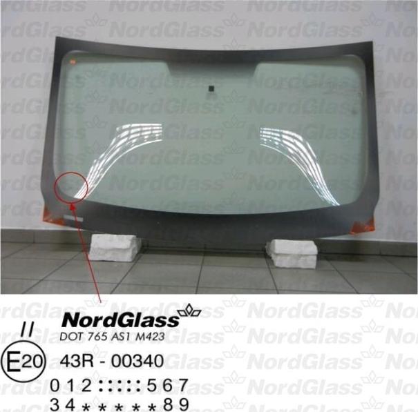 NordGlass 4042564 - Вітрове скло autocars.com.ua
