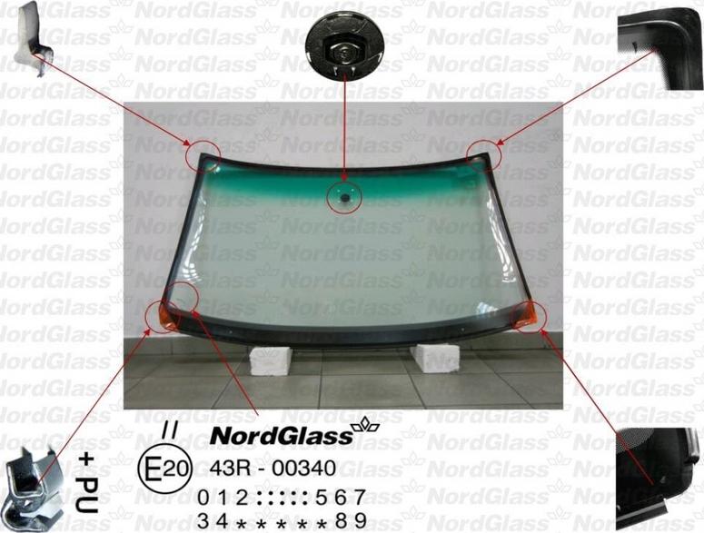 NordGlass 4042493 - Ветровое стекло avtokuzovplus.com.ua
