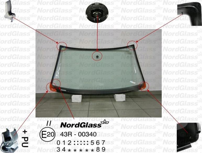 NordGlass 4042494 - Ветровое стекло avtokuzovplus.com.ua