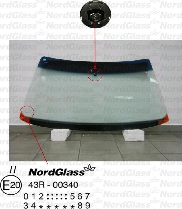 NordGlass 4043634 - Ветровое стекло avtokuzovplus.com.ua