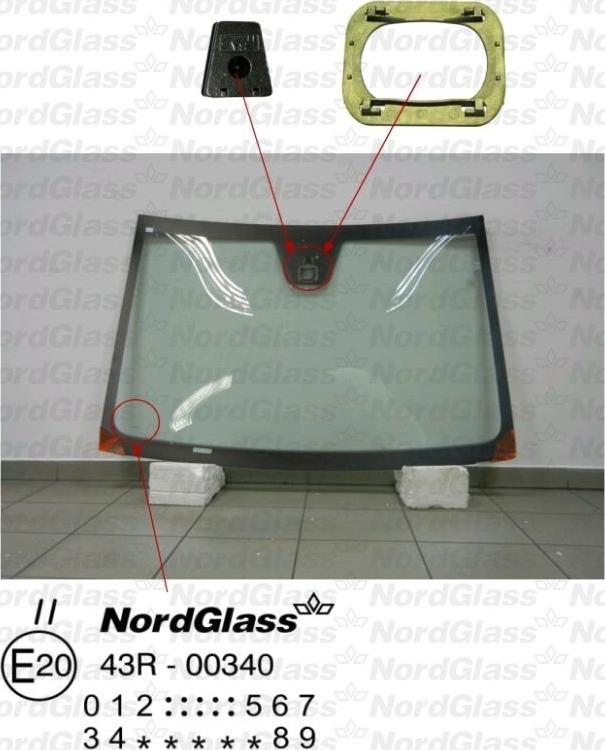 NordGlass 4042540 - Вітрове скло autocars.com.ua