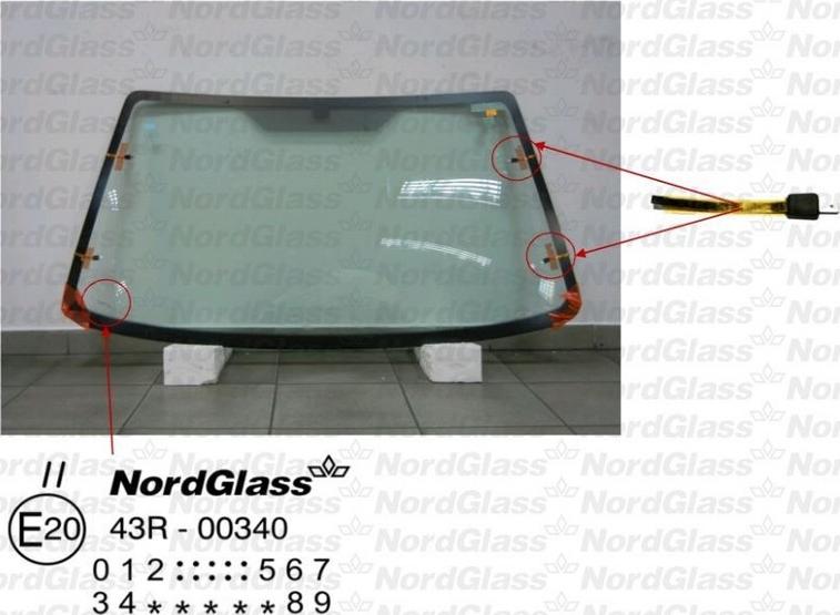 NordGlass 4042560 - Вітрове скло autocars.com.ua