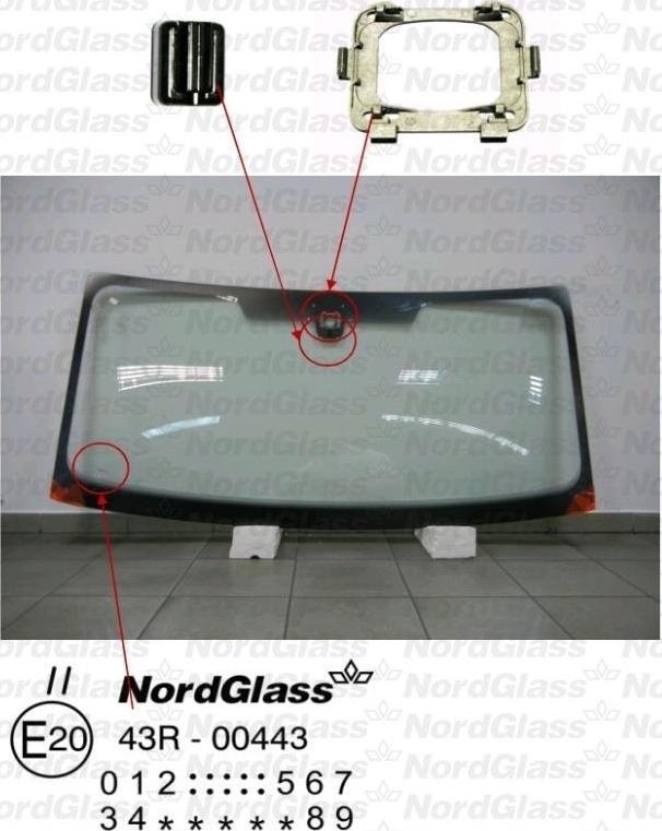 NordGlass 4042565 - Ветровое стекло avtokuzovplus.com.ua
