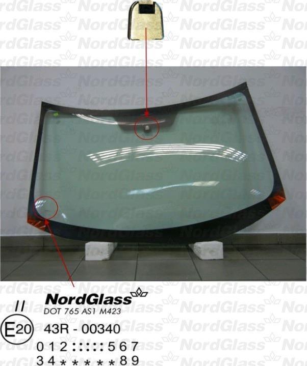 NordGlass 4042569 - Ветровое стекло avtokuzovplus.com.ua