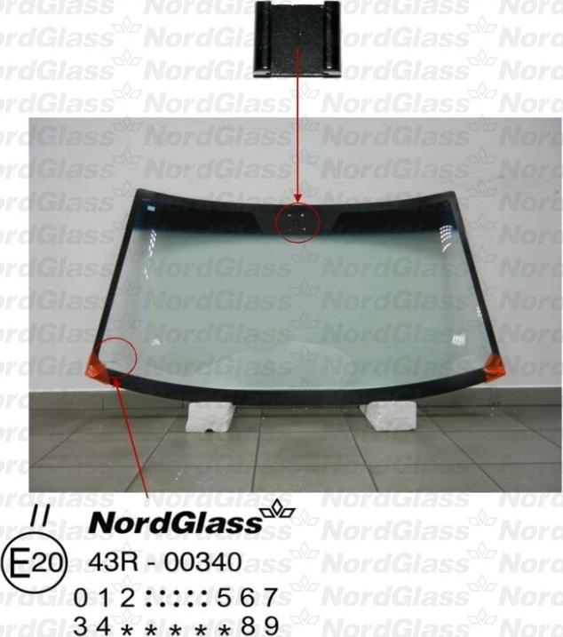 NordGlass 4043472 - Ветровое стекло avtokuzovplus.com.ua