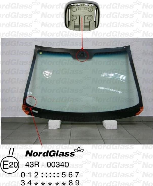 NordGlass 4044002 - Ветровое стекло avtokuzovplus.com.ua