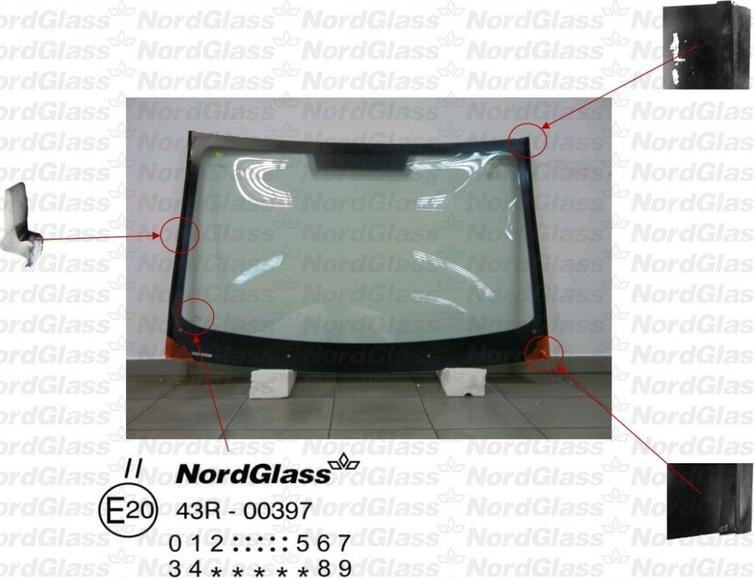 NordGlass 4042583 - Ветровое стекло avtokuzovplus.com.ua