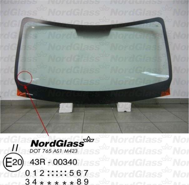 NordGlass 4042610 - Вітрове скло autocars.com.ua