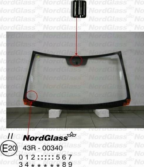 NordGlass 4043558 - Вітрове скло autocars.com.ua