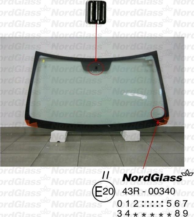 NordGlass 4042673 - Вітрове скло autocars.com.ua