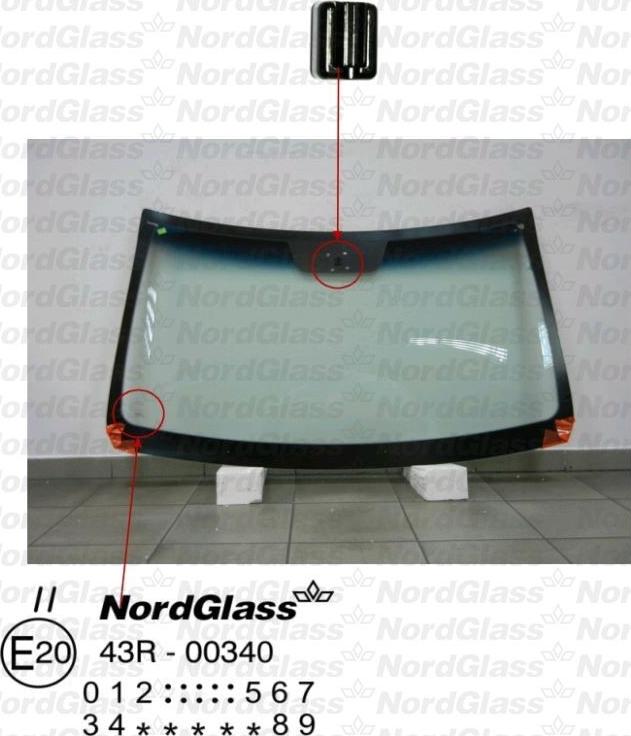 NordGlass 4042674 - Ветровое стекло avtokuzovplus.com.ua