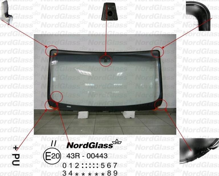 NordGlass 4045549 - Вітрове скло autocars.com.ua