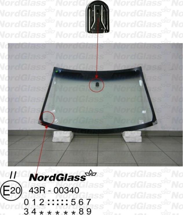 NordGlass 4043131 - Ветровое стекло avtokuzovplus.com.ua