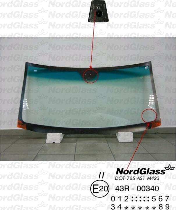 NordGlass 4043143 - Ветровое стекло avtokuzovplus.com.ua