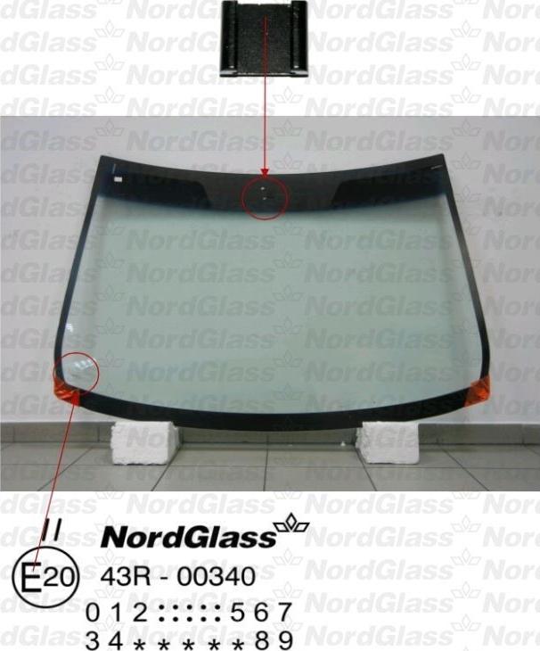NordGlass 4043161 - Ветровое стекло avtokuzovplus.com.ua