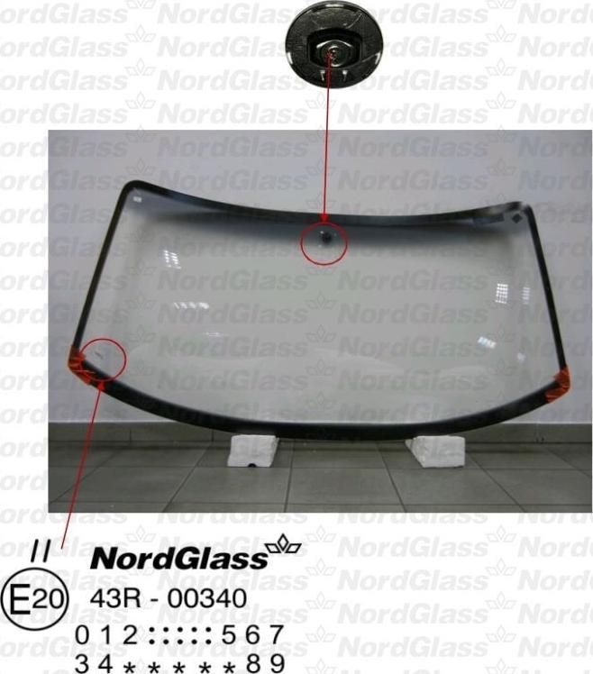 NordGlass 4043168 - Ветровое стекло avtokuzovplus.com.ua