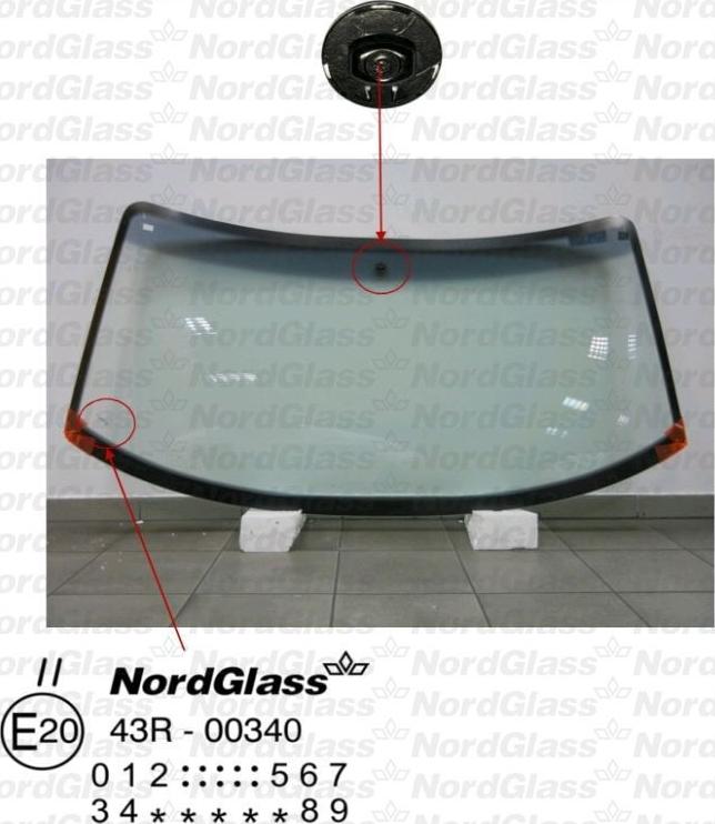 NordGlass 4043169 - Ветровое стекло avtokuzovplus.com.ua