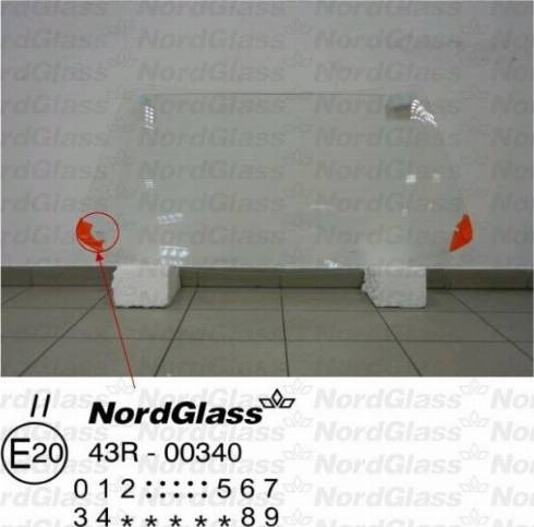 NordGlass 4043196 - Вітрове скло autocars.com.ua