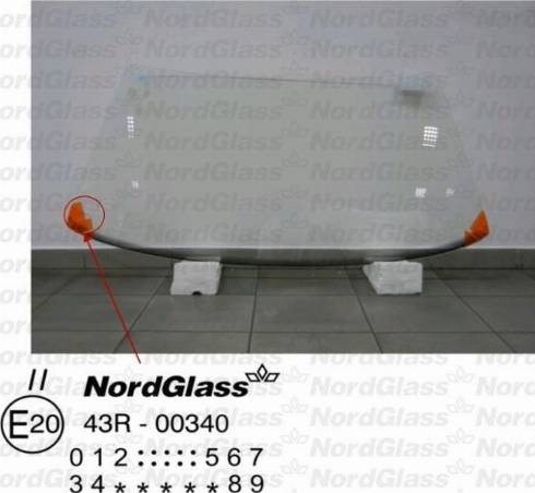 NordGlass 4043200 - Вітрове скло autocars.com.ua