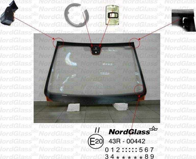 NordGlass 4043214 - Ветровое стекло avtokuzovplus.com.ua