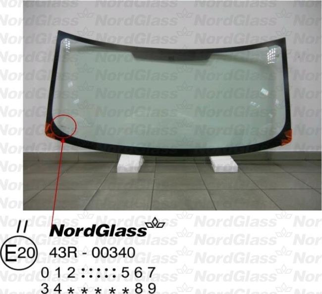 NordGlass 4043219 - Вітрове скло autocars.com.ua