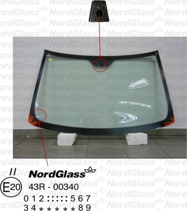 NordGlass 4043225 - Ветровое стекло avtokuzovplus.com.ua