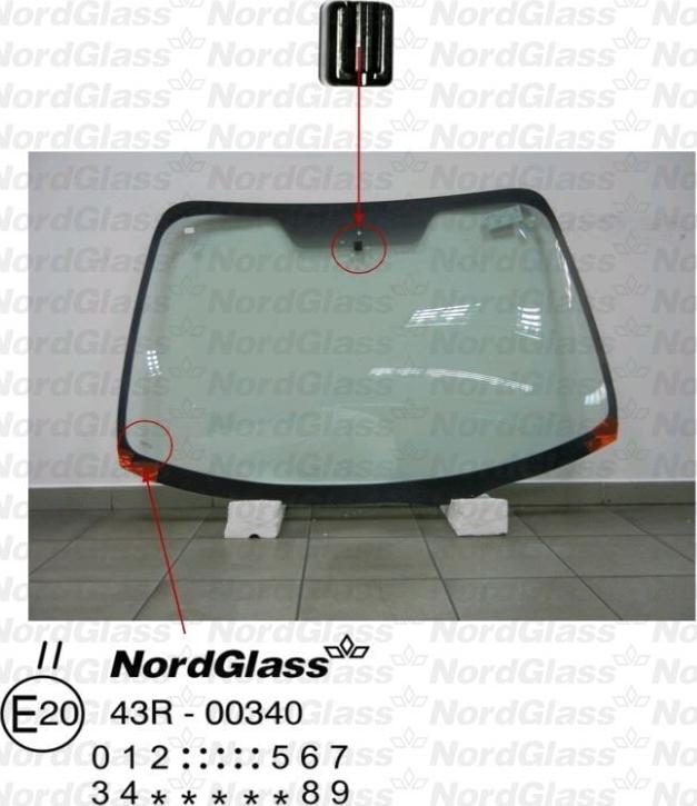 NordGlass 4043232 - Ветровое стекло avtokuzovplus.com.ua