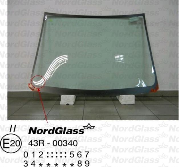 NordGlass 4043240 - Вітрове скло autocars.com.ua