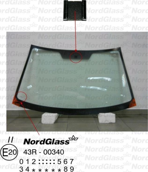 NordGlass 4043255 - Ветровое стекло avtokuzovplus.com.ua