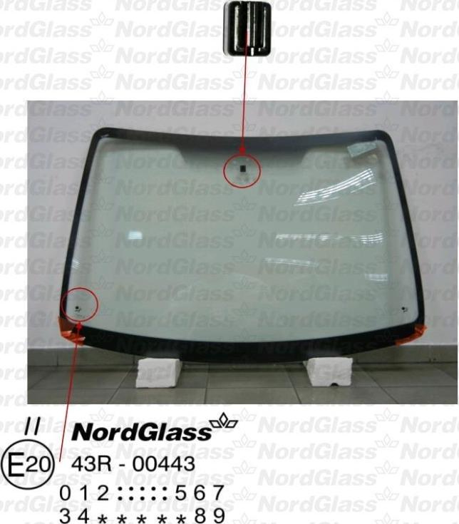 NordGlass 4043265 - Вітрове скло autocars.com.ua