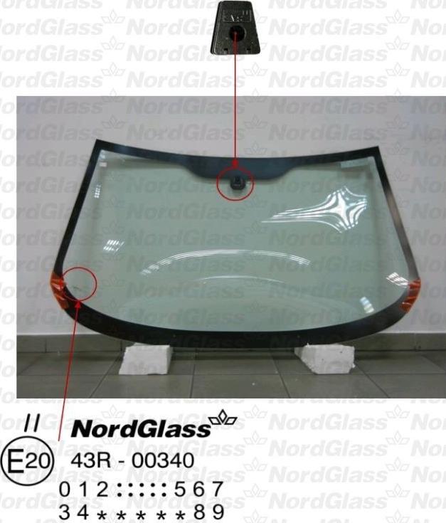NordGlass 4043273 - Ветровое стекло avtokuzovplus.com.ua
