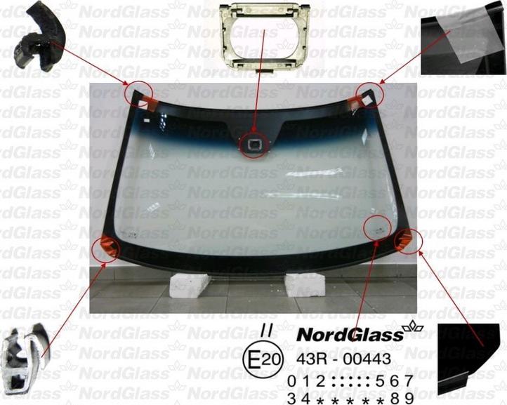 NordGlass 4043282 - Ветровое стекло avtokuzovplus.com.ua