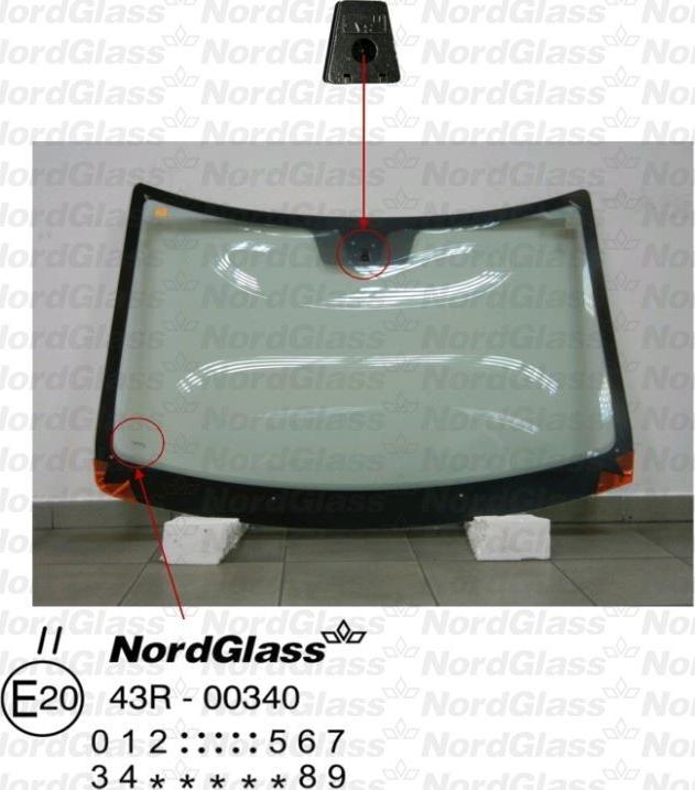 NordGlass 4043284 - Ветровое стекло avtokuzovplus.com.ua