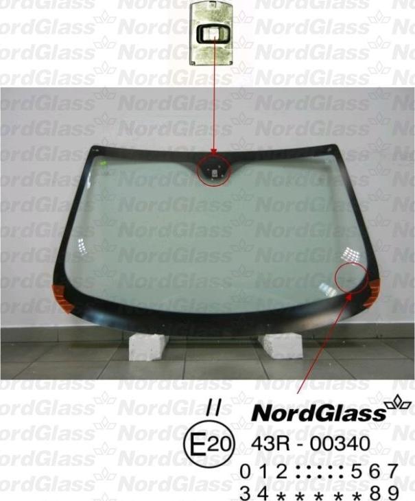 NordGlass 4043287 - Ветровое стекло avtokuzovplus.com.ua