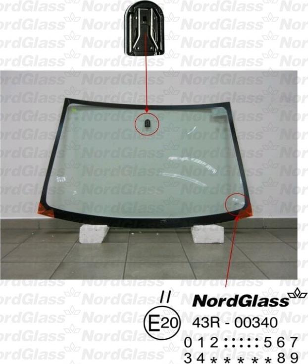 NordGlass 4043299 - Ветровое стекло avtokuzovplus.com.ua