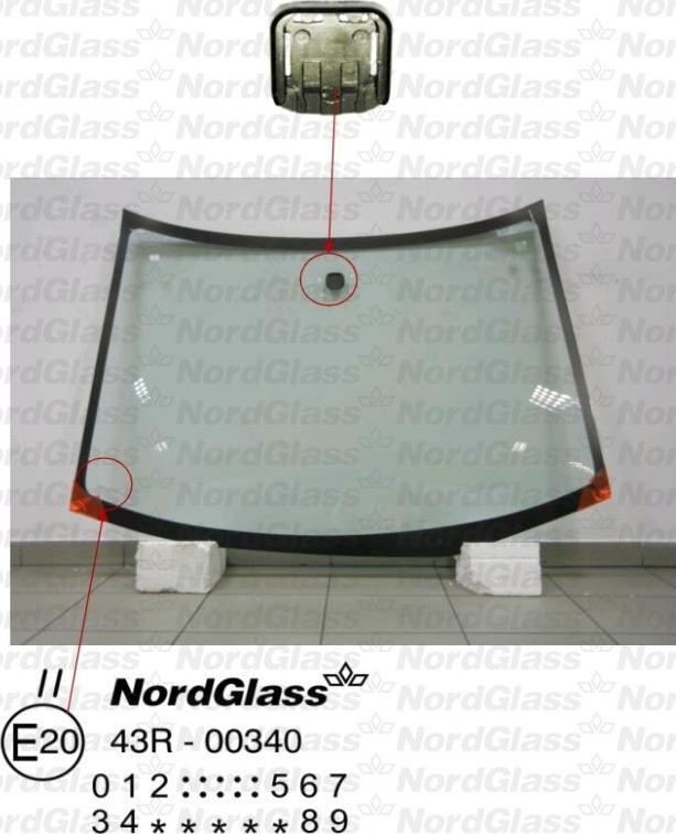 NordGlass 4043308 - Вітрове скло autocars.com.ua